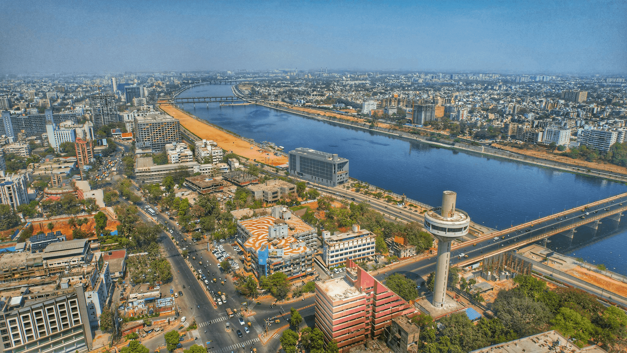 City river skyline